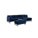 Sectional sofa with ottoman